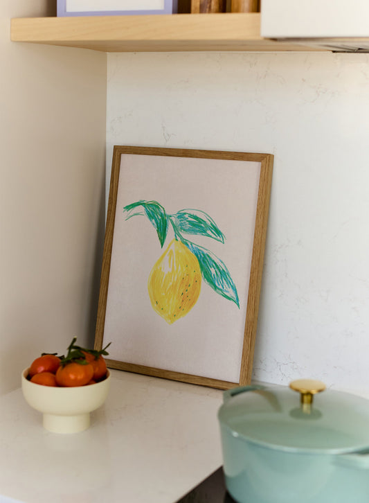 Sketched Lemon, Poster